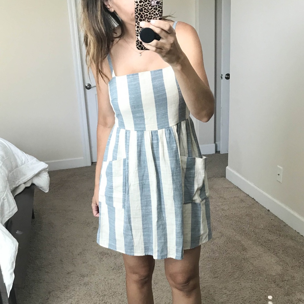 BP striped dress size small